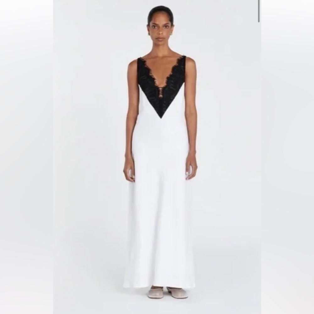 DISSH Monochrome Lace Maxi Dress